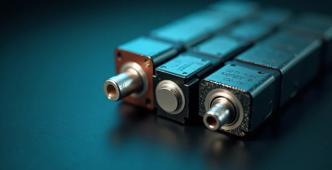 Comparaison visuelle entre batterie hybride simple et rechargeable