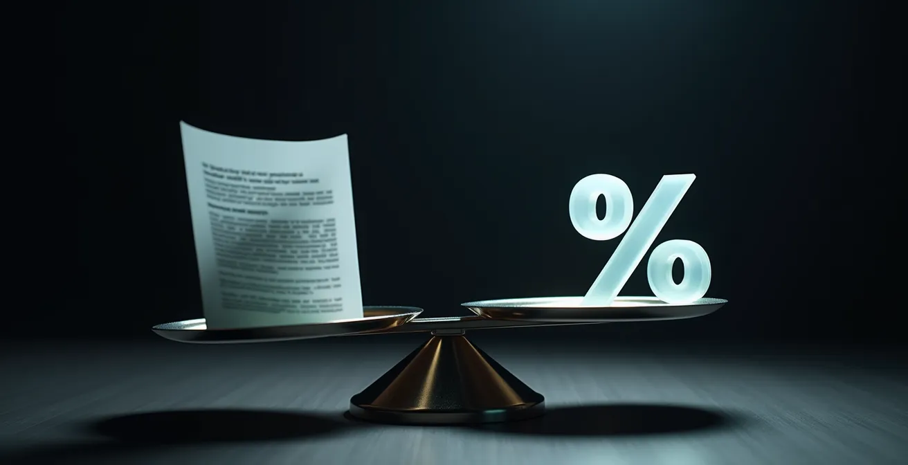 Représentation visuelle du seuil critique d'invalidité AIPP dans l'assurance conducteur